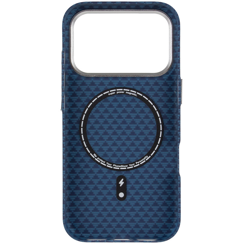 Чехол TPU+PC KVZV Triangular Pattern with Magnetic Fit для Apple iPhone 17 Pro Max / 18 Pro Max 6.9 Херсон - изображение 3