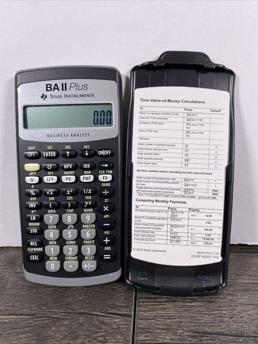 BA II Plus Texas Instruments Финансовый калькулятор Київ - зображення 3