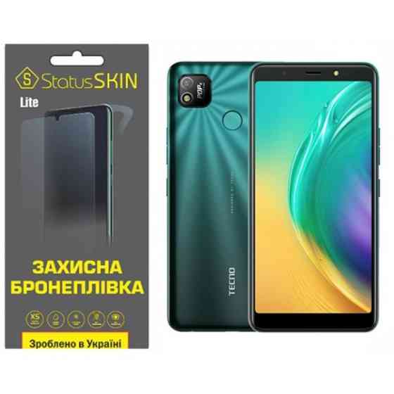 Поліуретанова плівка StatusSKIN Lite для Tecno Pop 4 (BC2) Глянцева (Код товару:36380) Харків