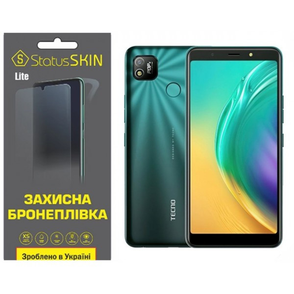 Поліуретанова плівка StatusSKIN Lite для Tecno Pop 4 (BC2) Глянцева (Код товару:36380) Харків - зображення 1