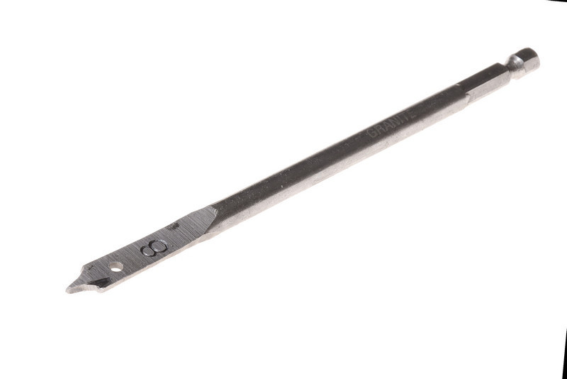 Сверло для дерева GRANITE перьевое 8х152 мм 6-гранный хвостовик ¼" 2-12-008 Харків - зображення 1