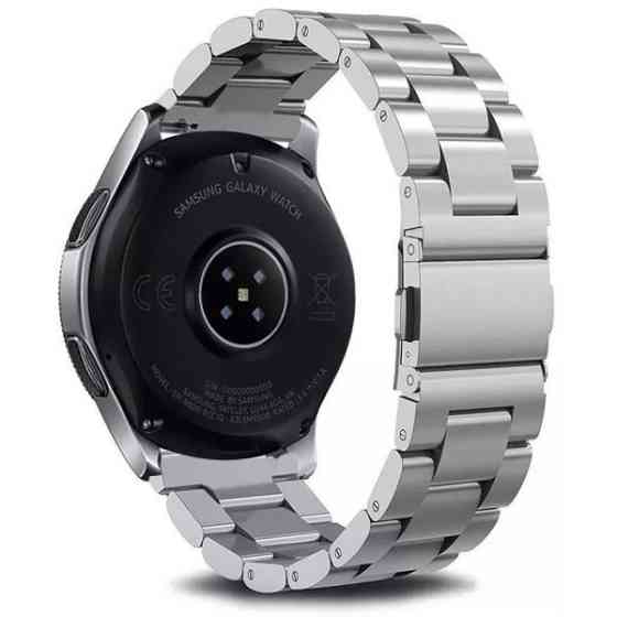 DM Ремінець Rolex 3 Bead 22 mm Універсальний Silver (Код товару:42518) Харків