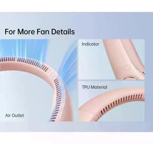 Вентилятор на шею Jisulife Neck Fan Life3 FA14 Pink розовый Київ - зображення 6