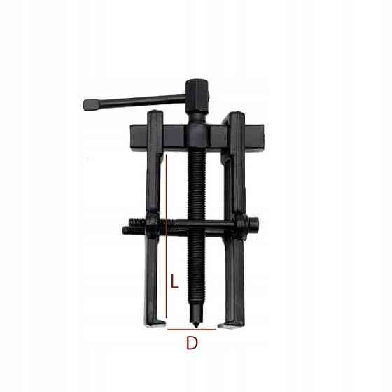 Усиленный съёмник подшипников двухзахватный "рельс" с фиксацией 40х80мм СТАНДАРТ SK2R3U Харків