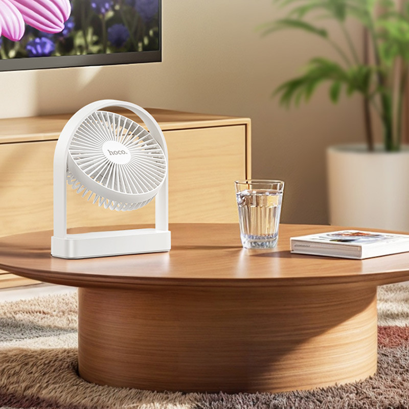 Настольный вентилятор Hoco HX65 ultra-thin desktop fan 2000 mAh Херсон - изображение 7