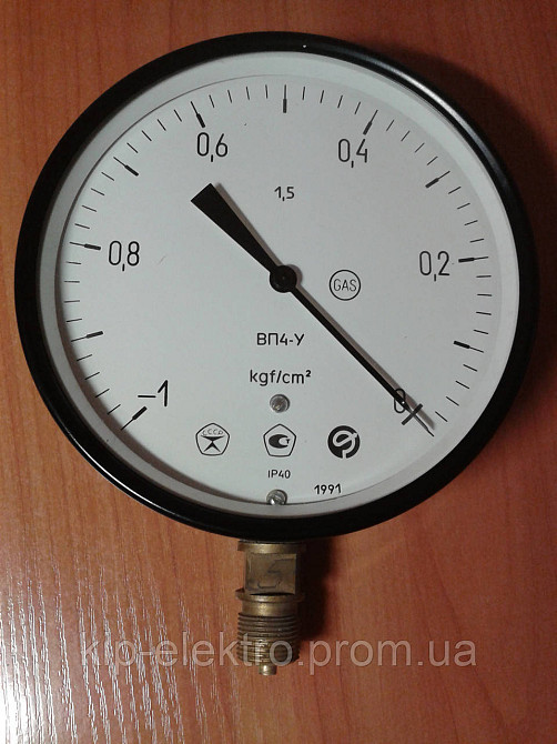 Вакуумметр показывающий ВП4-У (ВП-4У, ВП4У, ВП 4У) - радиальный штуцер (РШ) Киев - изображение 7
