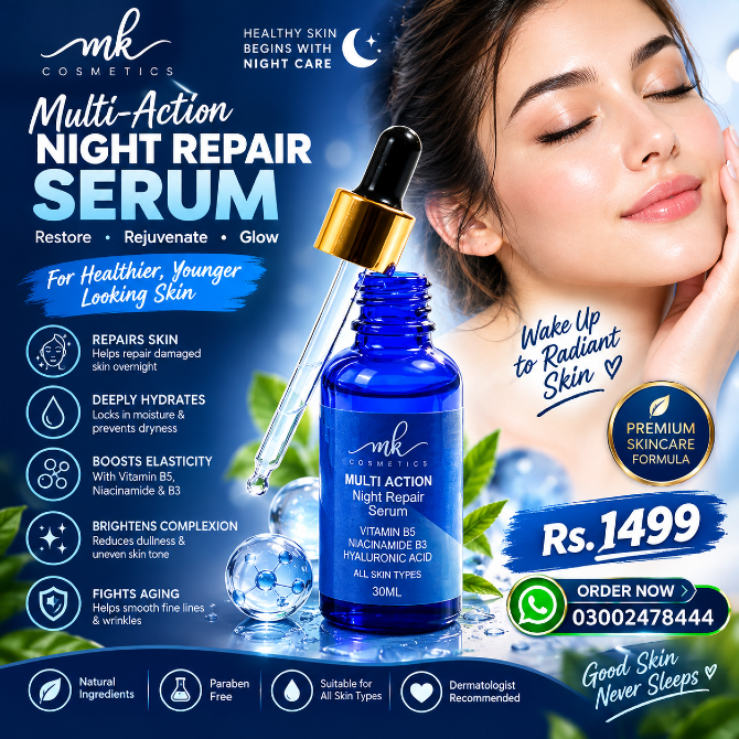 Multi-Action Night Repair Serum In Pakistan - 03002478444 Житомир - зображення 1