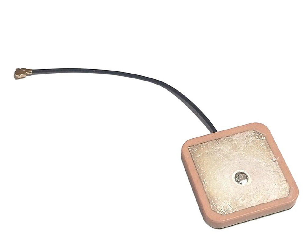 GPS антенна активная керамическая 1575MHz 28dBi 25х25 мм, с кабелем 7 см IPEX (10948) Дніпро - зображення 1