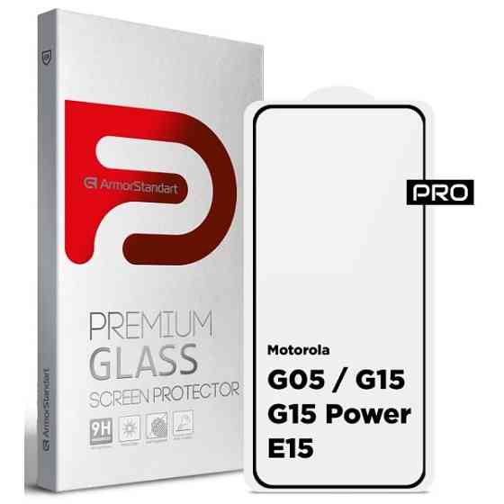 Захисне скло ArmorStandart Pro для Motorola G05/G15/G15 Power/E15 Black (ARM83294) (Код товару:40665 Харьков