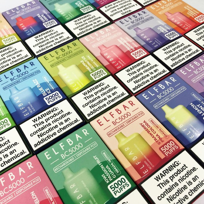 Електрона сигарета ELF BAR BC 5000 тяг (Полуниця-Кавун) 5% Киев - изображение 2