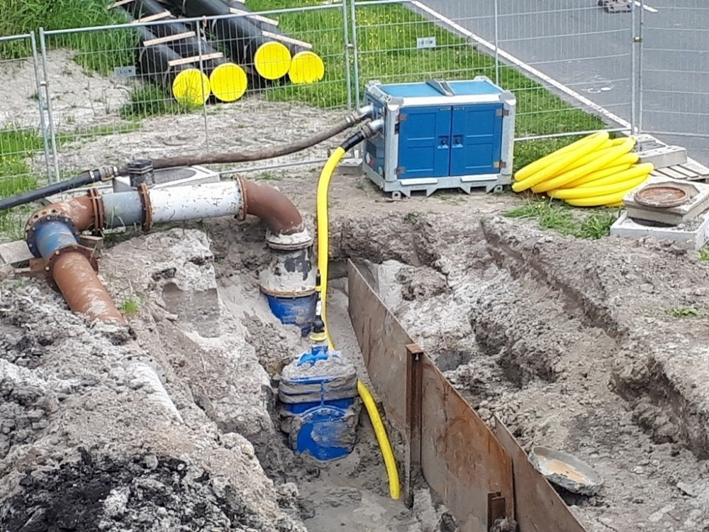 Дизельный поршневой насос для водопонижения грунтовых вод иглофильтрами 35м3/час 20м Біла Церква - зображення 1