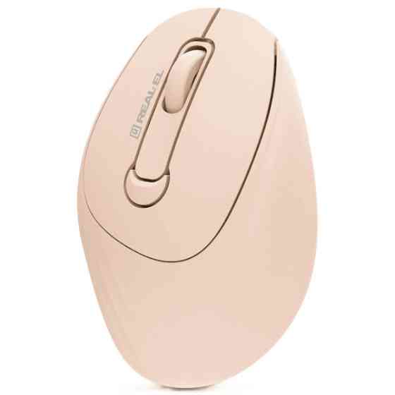Мишка REAL-EL RM-370W Beige (EL123200056) Харків