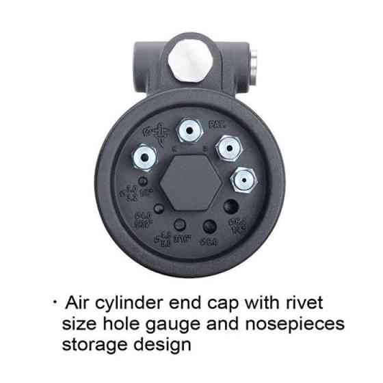 Пневмогидравлический заклепочник для вытяжных заклепок TOPTUL 3.0-6.4 мм KARA0306 Харьков