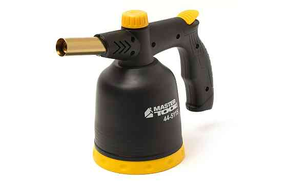 Лампа газовая паяльная MASTERTOOL пьезоподжиг/вращение 360° Ø 20.2 мм/1300°С 1.7 кВт 123 г/час 44-51 Харків