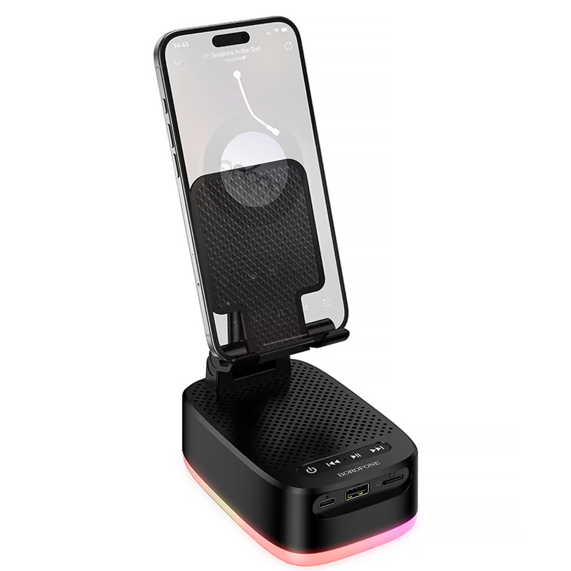 Уценка Bluetooth Колонка Borofone BR200 Marea + Power Bank 1500mAh + держатель Херсон - зображення 2