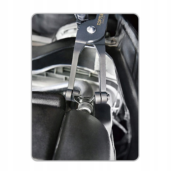 Клещи для хомутов TOPTUL изогнутые на 45° JDAM039C Харків - зображення 2