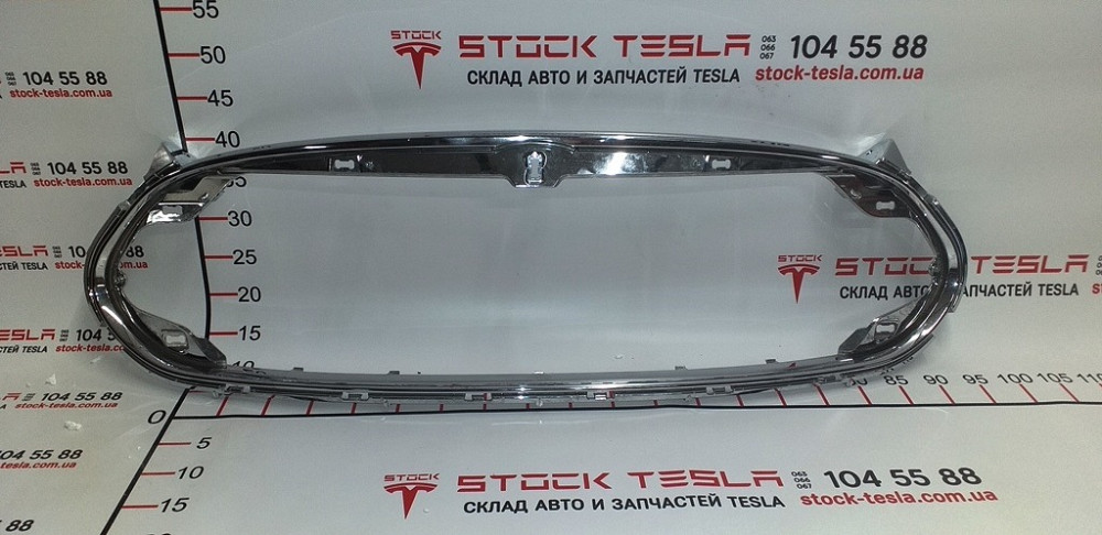 Рамка панели гриль хром Tesla model S 1017414-00-D Киев - изображение 1