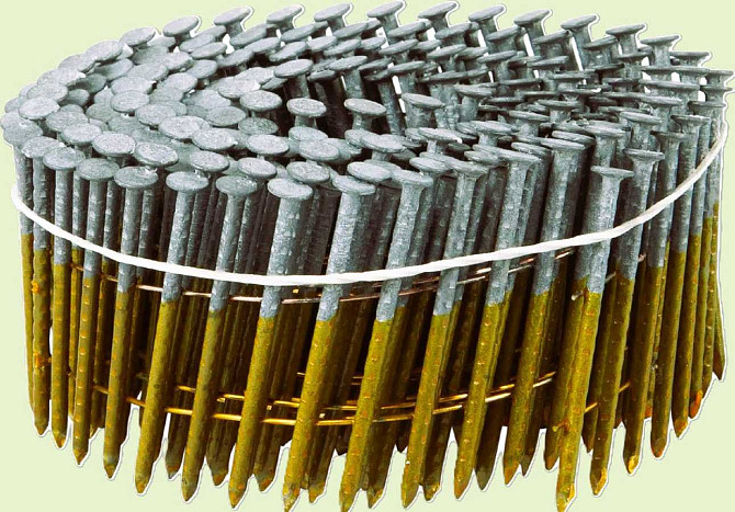 Барабаний цвях 2,5×50 мм з покриттям M-Fusion (кут 15°) Київ - зображення 4