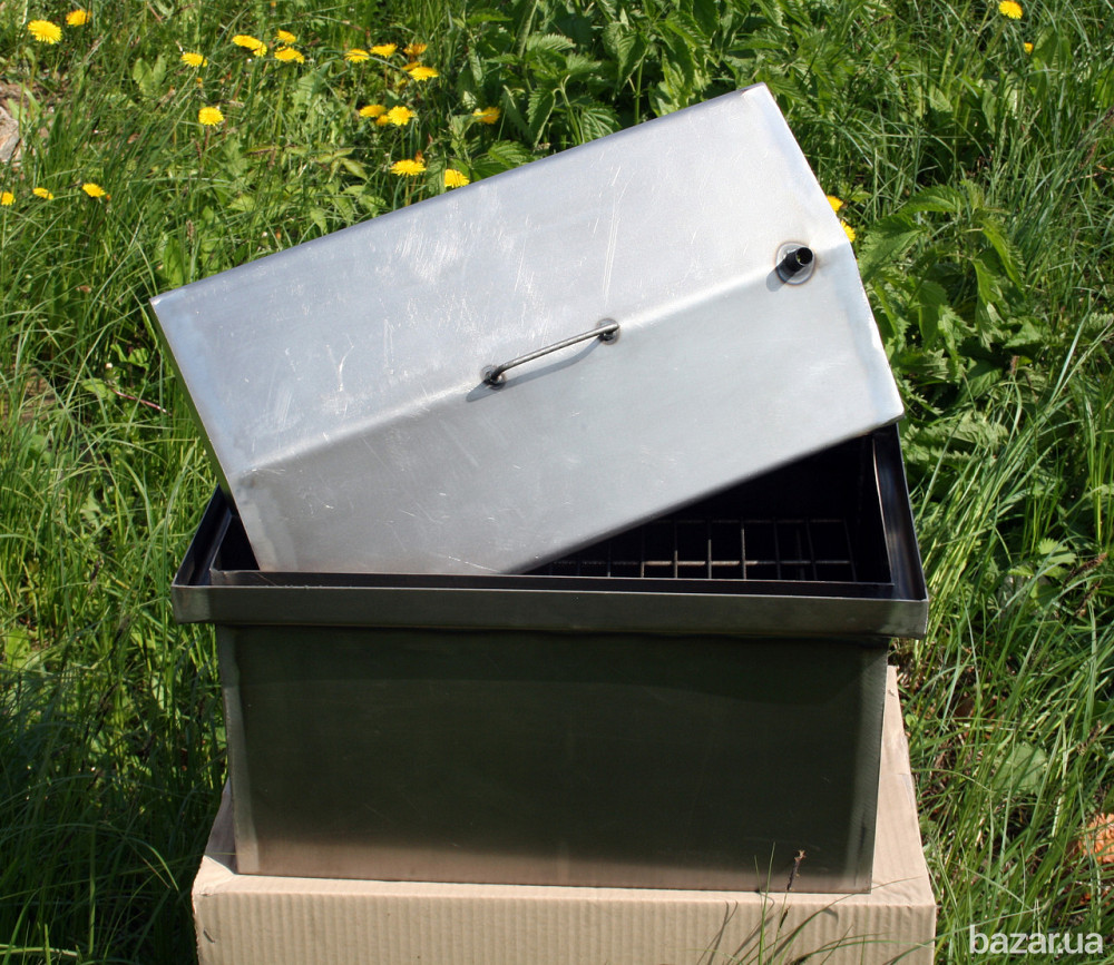 Коптильня с термометром и подставкой SmokeHouse L Original Харьков - изображение 9