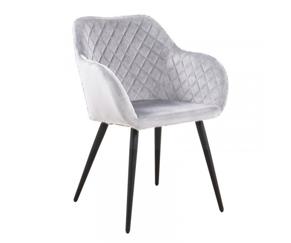 Стілець Арно м'який сіра тканина Дніпро - зображення 1