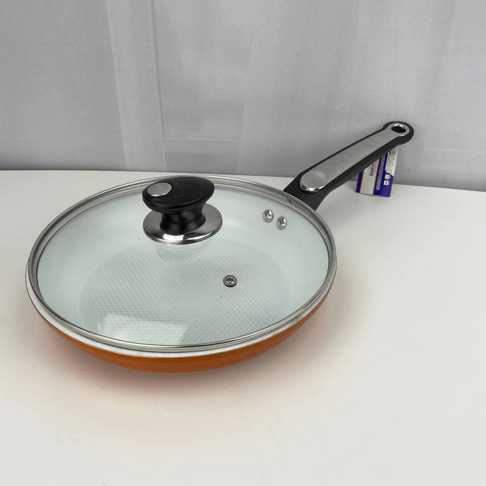 Сковорода універсальна з кришкою Bohmann BH-7824 24 см Київ - зображення 1