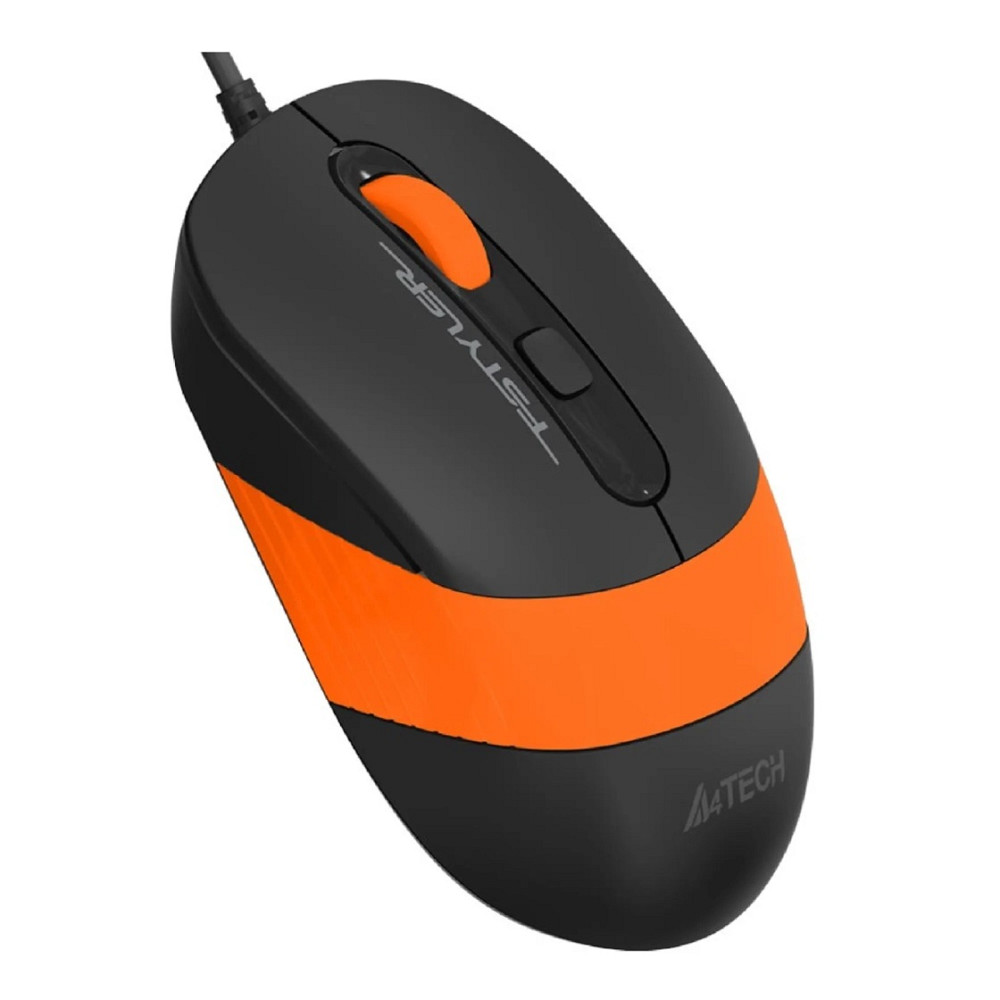 Мышь компьютерная безпроводная A4Tech Fstyler FG10 Black/Orange оранжевая Київ - зображення 2