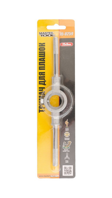 Держатель для плашек MASTERTOOL 25х9 мм 15-0259 Харків - зображення 2