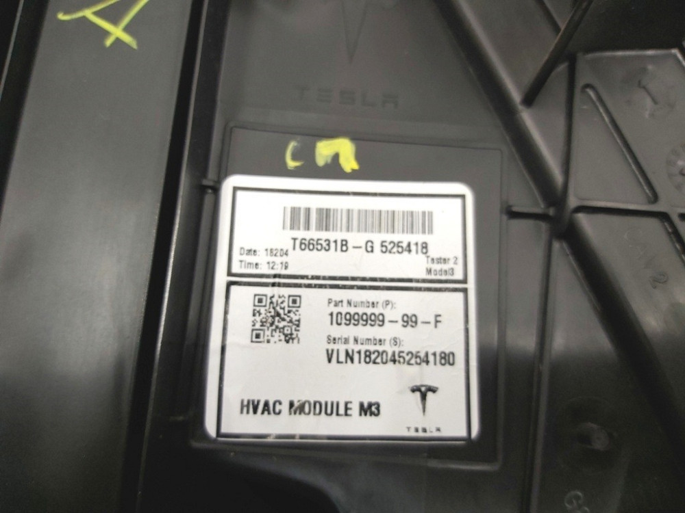 Печка салона в сборе c нагр элем и клапаном Tesla model 3 1099999-99-F Киев - изображение 5