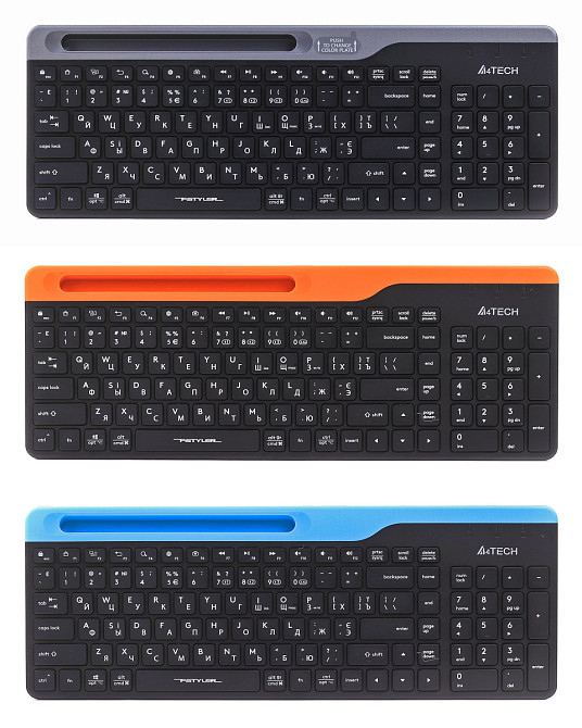 Клавиатура беспроводная A4Tech Fstyler FBK25(Black) черная Київ - зображення 4