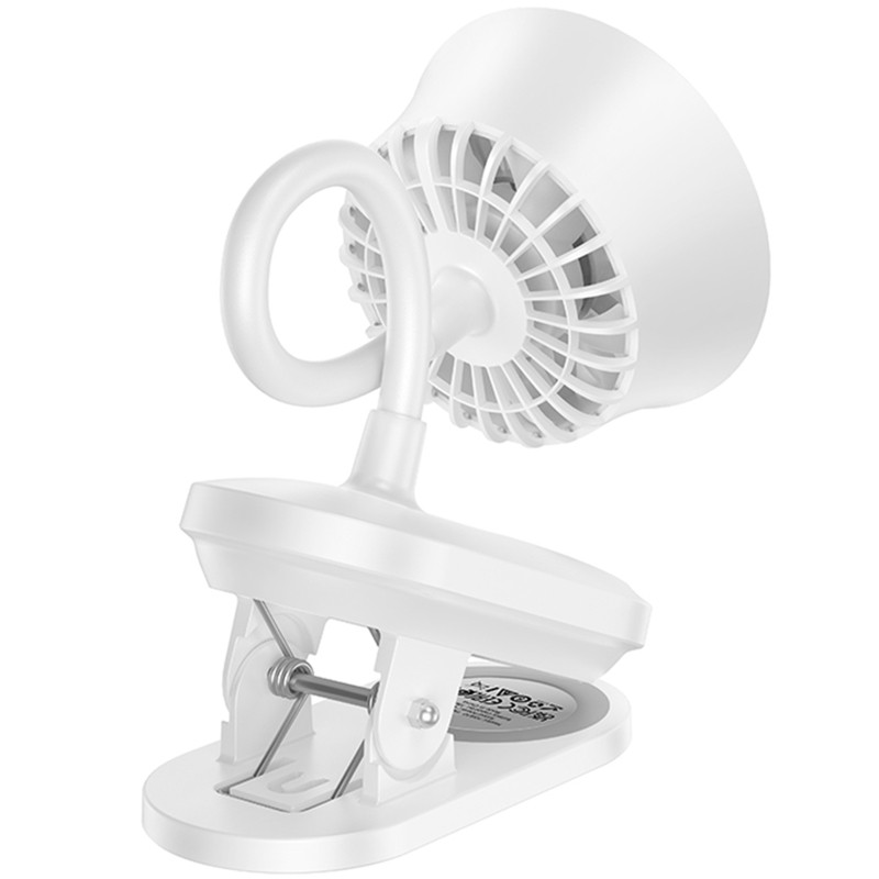 Портативный вентилятор Hoco HX610 handheld folding fan 1800 mAh Херсон - зображення 5