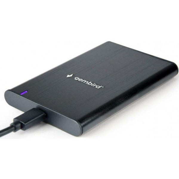 Зовнішня кишеня Gembird SATA HDD 2.5 USB 3.1 алюміній Black (EE2-U3S-6) (Код товару:34908) Харьков - изображение 4