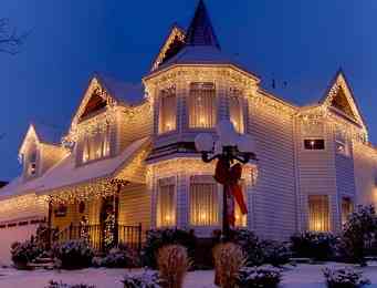 Новорічна ілюмінація, прикрасити гірляндами! Київ