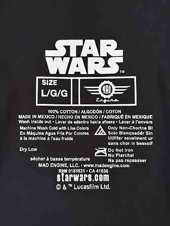 Футболка «Эмоции Дарта Вейдера» L — прикольная, 100% хлопок, подарок фанату Київ