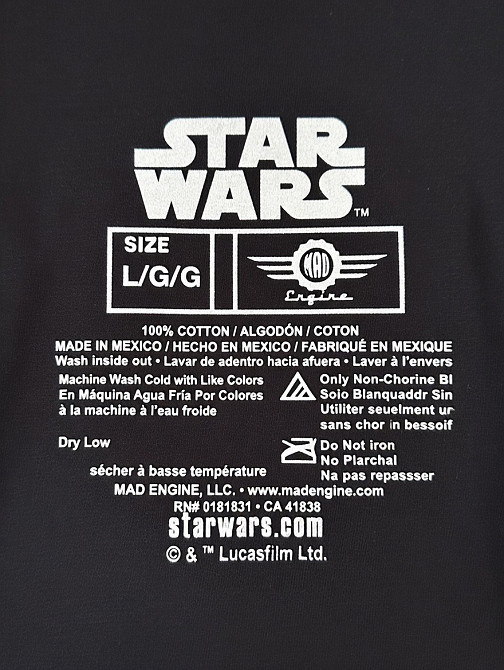 Футболка «Эмоции Дарта Вейдера» L — прикольная, 100% хлопок, подарок фанату Київ - зображення 5