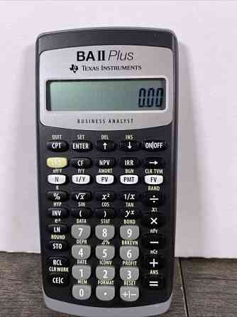 BA II Plus Texas Instruments Финансовый калькулятор Киев