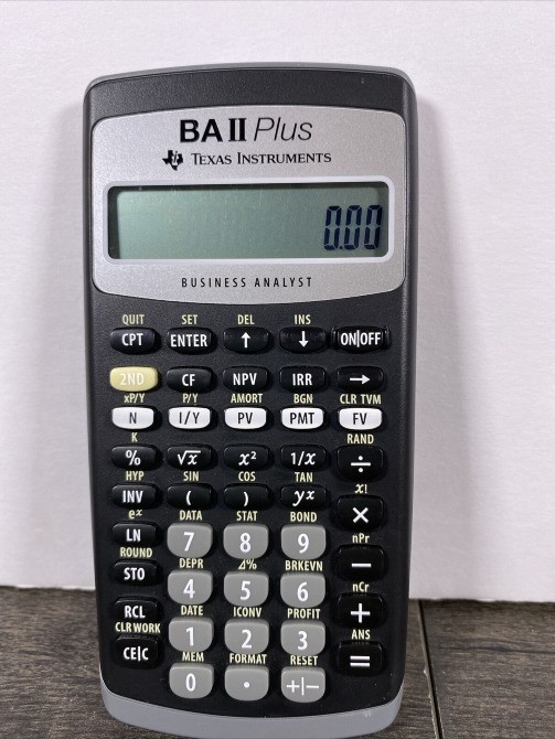BA II Plus Texas Instruments Финансовый калькулятор Київ - зображення 4