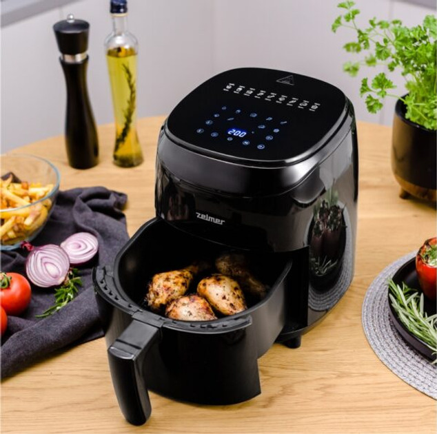 Мультипечь ZELMER ZAF3550 1200 Вт черная Київ - зображення 3