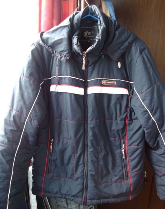 Куртка синяя с капюшоном р. 46-48 Київ - зображення 5