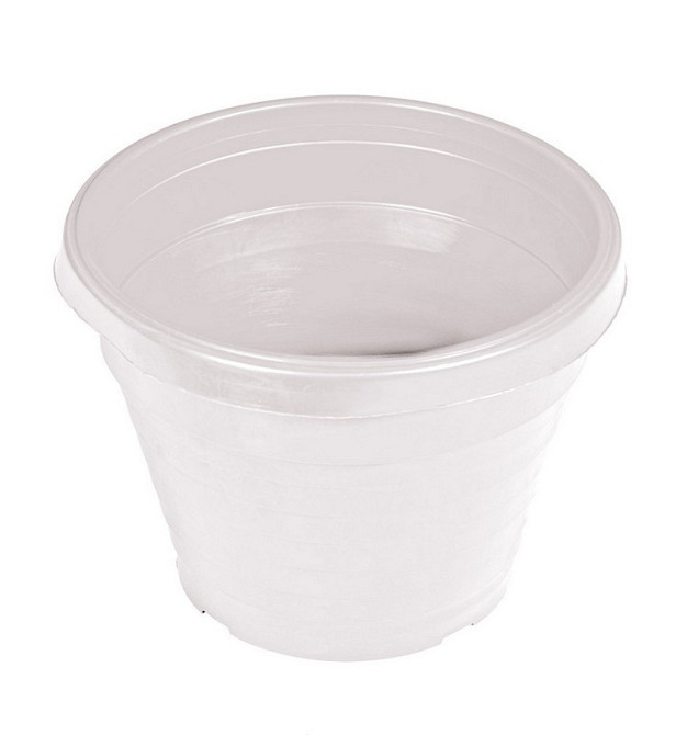 Горшок цветочный ГОСПОДАР Ø12 см без поддона белый 92-8002 Харьков - изображение 1