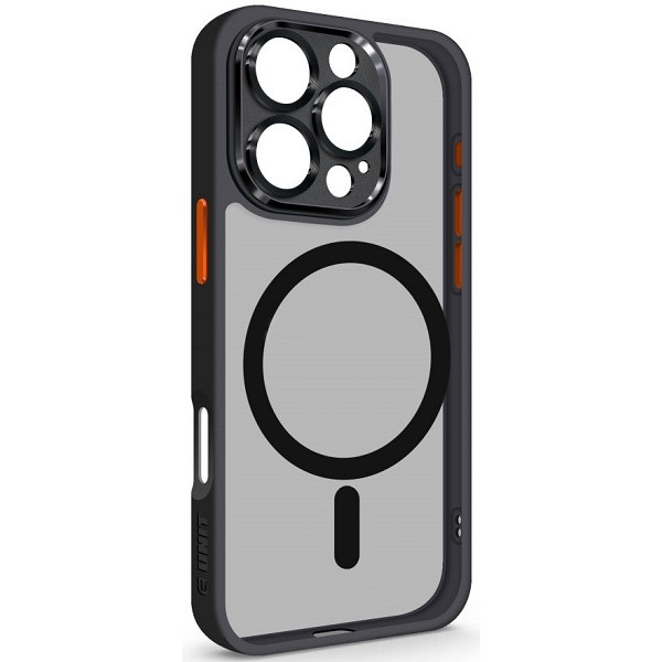 Чохол ArmorStandart Unit MagSafe SE для Apple iPhone 16 Pro Black Orange (ARM81147) (Код товару:3947 Харків - зображення 1