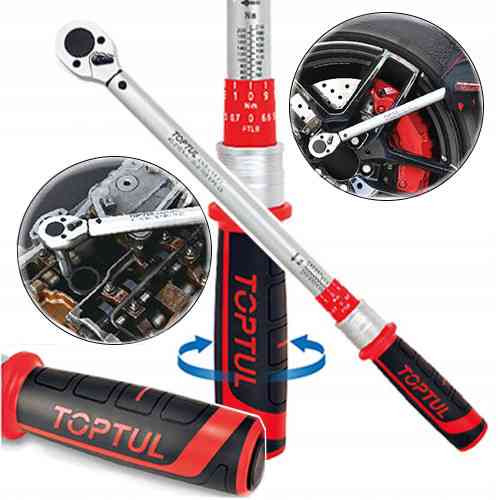 Динамометрический ключ TOPTUL 1/2"x580мм 70-350Nm ANBV1635 Харків