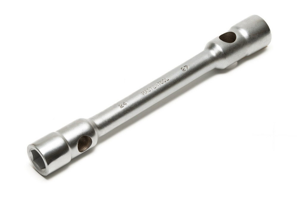 Ключ баллонный MASTERTOOL двусторонний 24х27 мм 73-0224 Харків - зображення 1