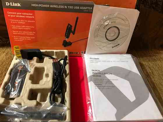 WiFi-адаптер D-Link DWA-126 802.11n 150Mbps, High Power, USB Харків