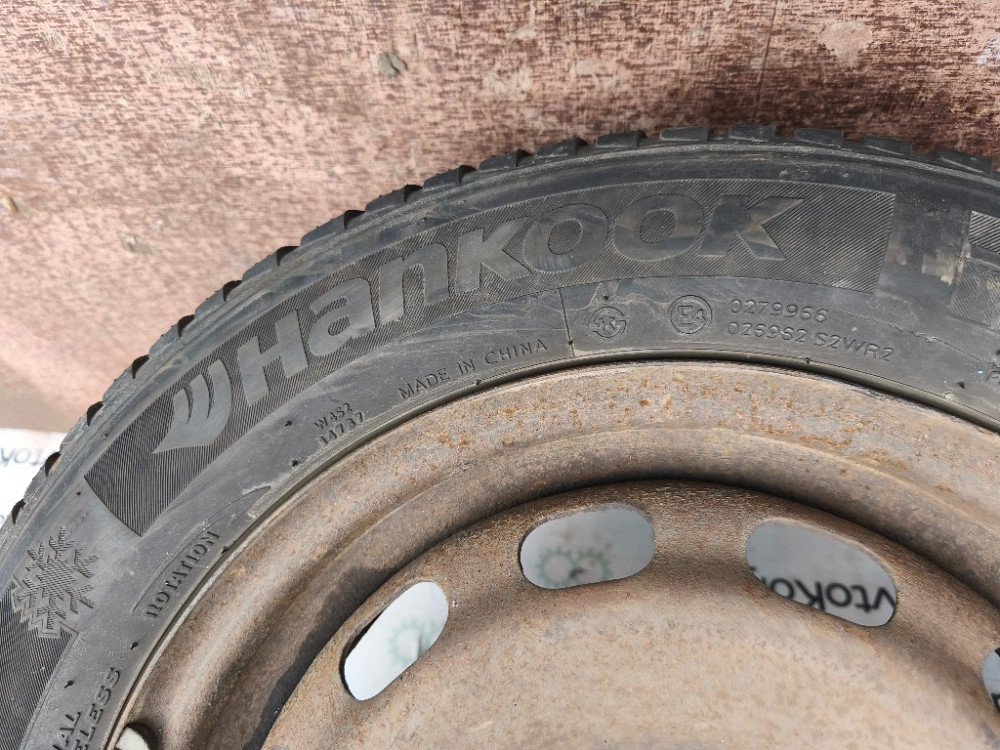 Диск с зимней шиной 185/65 R14 Hankook Winter Icept RS2 Ford Fusion 2002-2012 Ковель - зображення 3