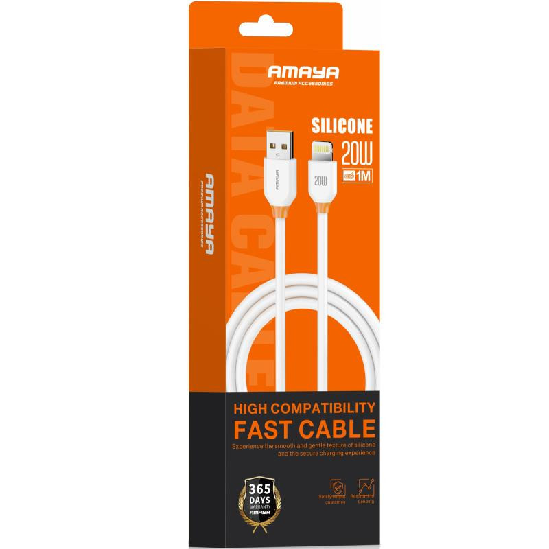 Дата кабель Amaya L09 USB to Lightning 3A (1m) Херсон - изображение 2
