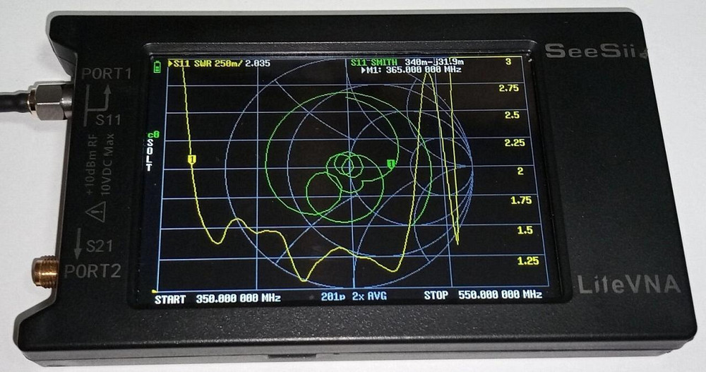 Антенна Yagi 365-480 МГц 8 дБ, до 25 Вт, кабель RG 58U 1 метр с SMA-male разъемом Дніпро - зображення 2