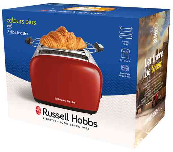Тостер Russell Hobbs Сolours Plus 26554-56 1600 Вт красный Київ