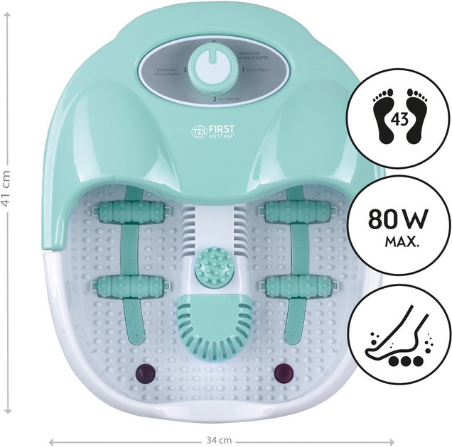 Массажная ванночка для ног First FA-8116-3 80 Вт бирюзовая Киев - изображение 6