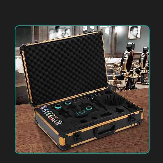 Комплект длят стрижки VGR STEPLERSS PRO 4 IN 1 RED красный Киев