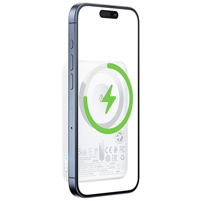 Портативное ЗУ Power Bank Acefast M25 20W с БЗУ+iWatch 5000 mAh Херсон - зображення 2